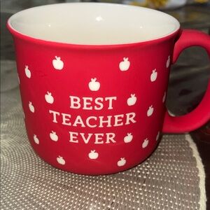 Eccolo Vibrant Red Mug for teacher